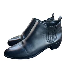 Michael Kors Black Leather Chelsea Boots